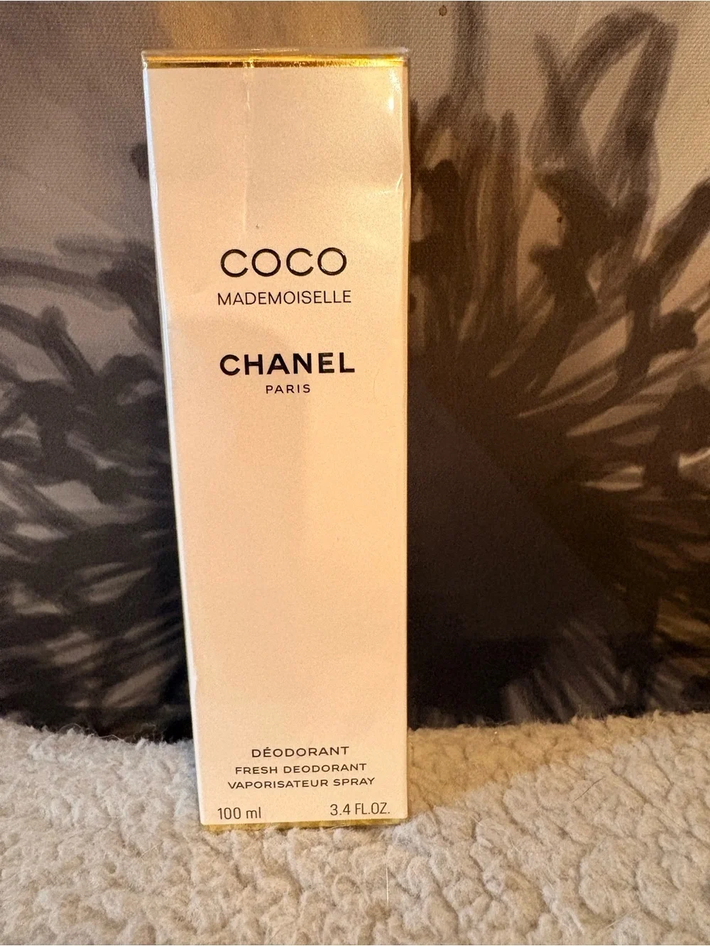 CHANEL Coco Mademoiselle White & Gold Deodorant Spray